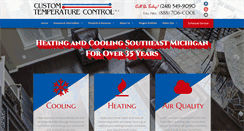Desktop Screenshot of customtemperaturecontrol.com